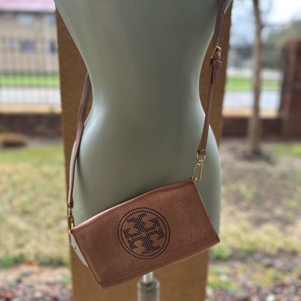Tory Burch RoseGold Crossbody Bag